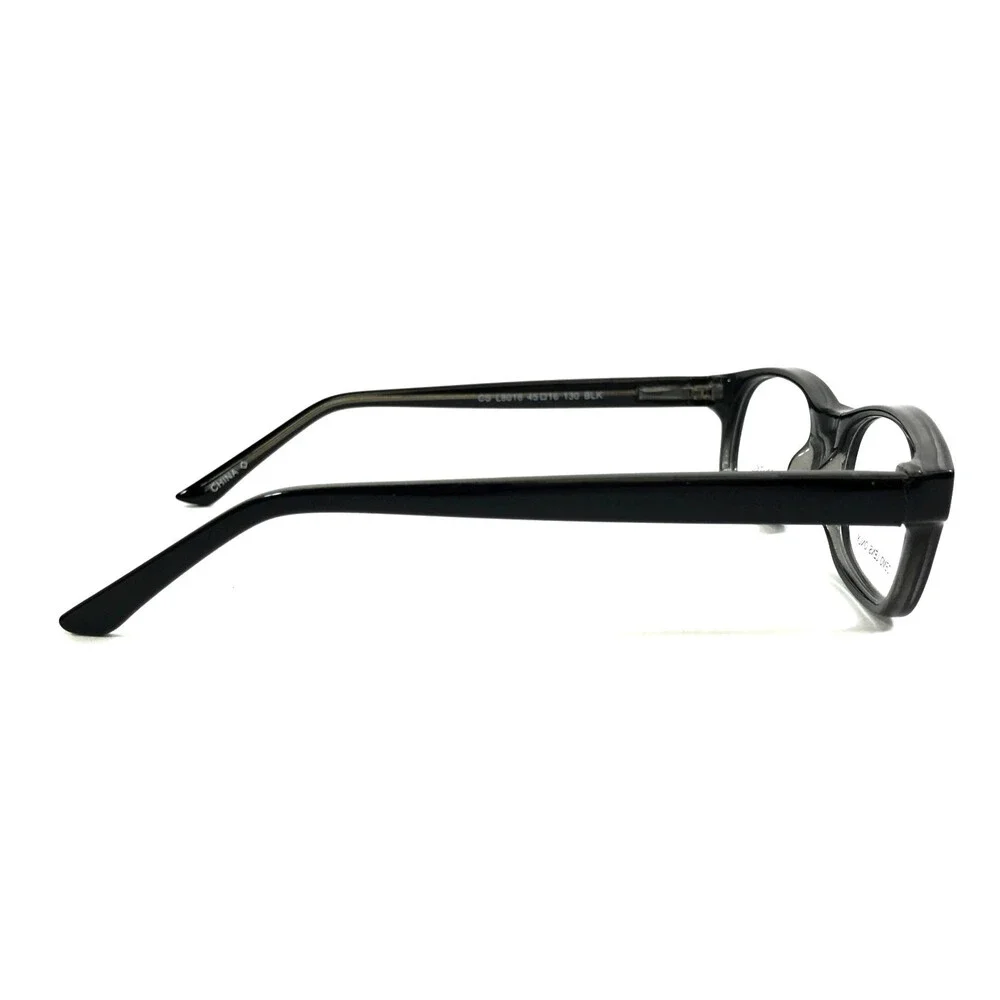 Lantis Optical Eyeglasses Frames CS L8018 BLK Black Rectangle Full Rim 45-16-130